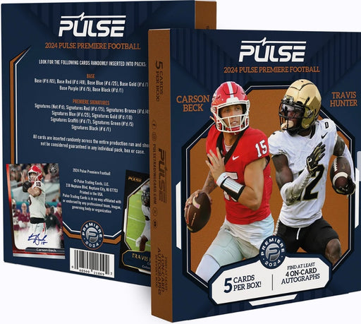 Sports Cards Pulse - 2024 - Football - Premiere - Hobby Box - Cardboard Memories Inc.
