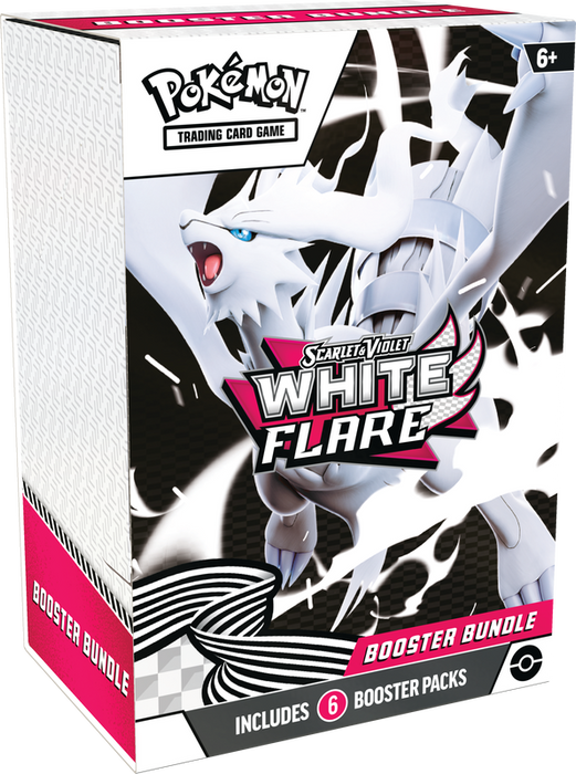 Trading Card Games Pokemon - Scarlet and Violet - Black and White - White Flare - Booster Bundle - Cardboard Memories Inc.