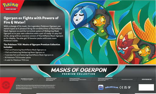 Trading Card Games Pokemon - Masks of Ogerpon EX - Premium Collection - Cardboard Memories Inc.