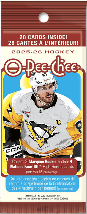 Sports Cards Upper Deck - 2025-26 - Hockey - O-Pee-Chee - OPC - Fat Pack Box - Pre-Order February 15th 2026 - Cardboard Memories Inc.
