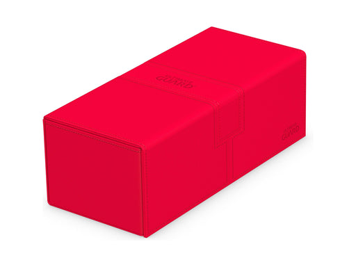 Supplies Ultimate Guard - Twin Flip N Tray Deck Case - Monocolor Red - 266+ - Cardboard Memories Inc.