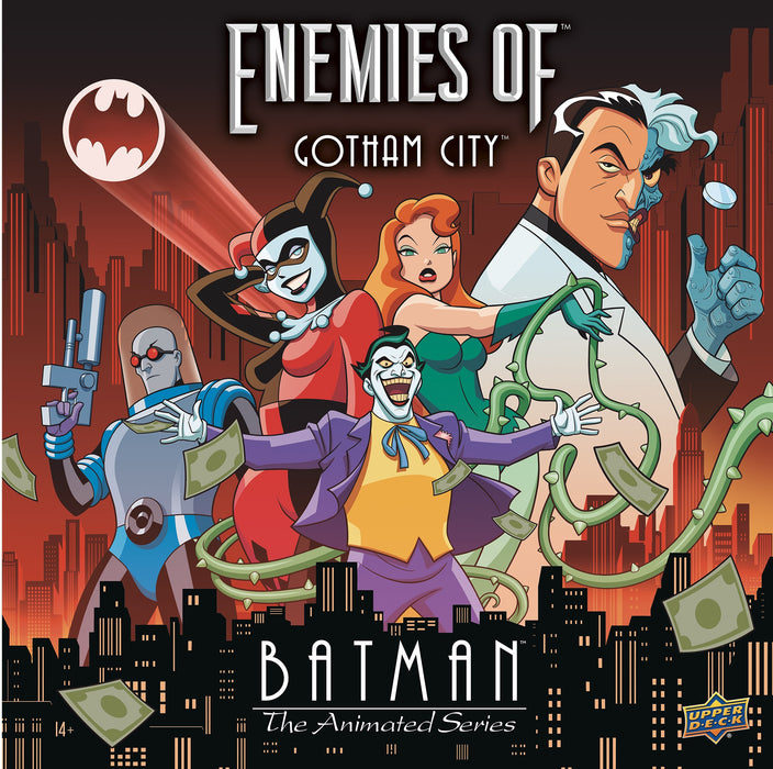Board Games Upper Deck - Batman the Animated Series - Enemies of Gotham City - Board Game - Pre-Order April 15th 2026 - Cardboard Memories Inc.