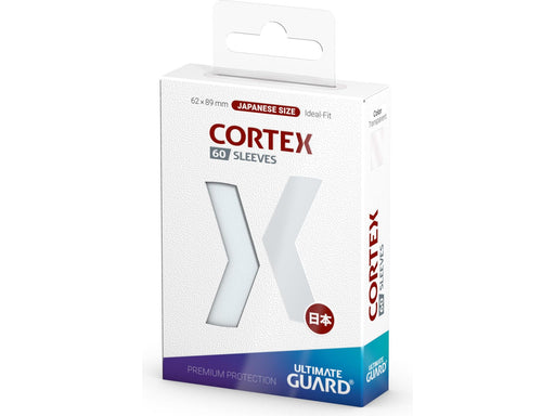 Supplies Ultimate Guard - Cortex Sleeves - Japanese Size - Glossy - Transparent - 60 Count - Cardboard Memories Inc.