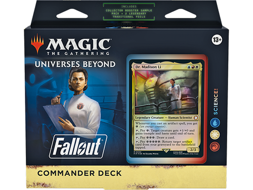 Trading Card Games Magic the Gathering - Fallout - Commander Deck - Science! - Cardboard Memories Inc.