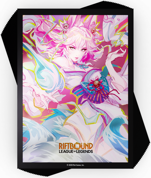 Riftbound - League of Legends - Spiritforged - Art Sleeves - Spirit Blossom Ahri - 100 Count - Cardboard Memories Inc.