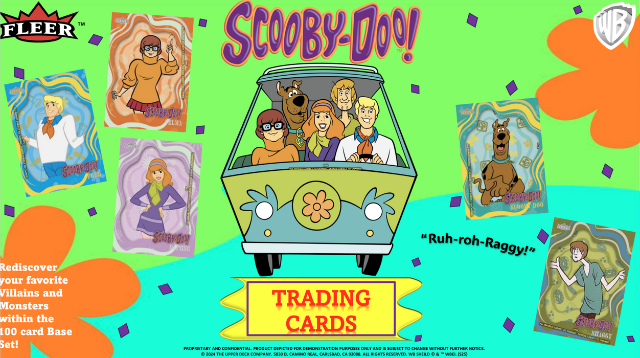 Trading Card Games Upper Deck - Fleer - Scooby-Doo - Hobby Box - Cardboard Memories Inc.