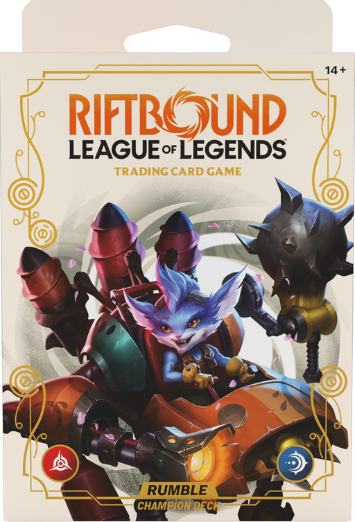 Riftbound - League of Legends Trading Card Game - Spiritforged - Champion Deck - Fury and Mind - Rumble - Pre-Order February 15th 2026 - Cardboard Memories Inc.
