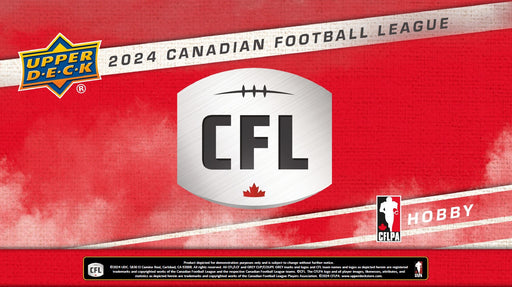 Sports Cards Upper Deck - 2024 - CFL Football - Hobby Box - Pre-Order September 1st 2024 - Cardboard Memories Inc.
