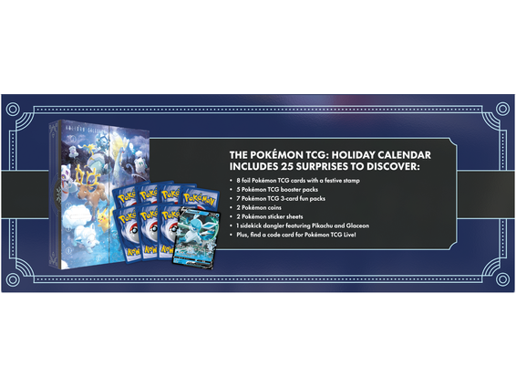 Trading Card Games Pokemon - 2023 - Holiday Calendar Box - Cardboard Memories Inc.