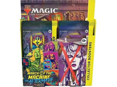 Trading Card Games Magic the Gathering - March of the Machine Aftermath - Collector Booster Box - Cardboard Memories Inc.
