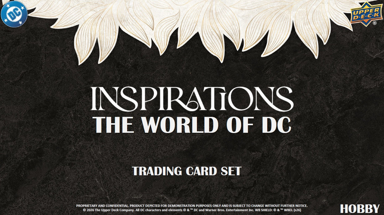 Upper Deck - Inspirations - The World of DC - Hobby Box - Pre-Order July 15th 2026