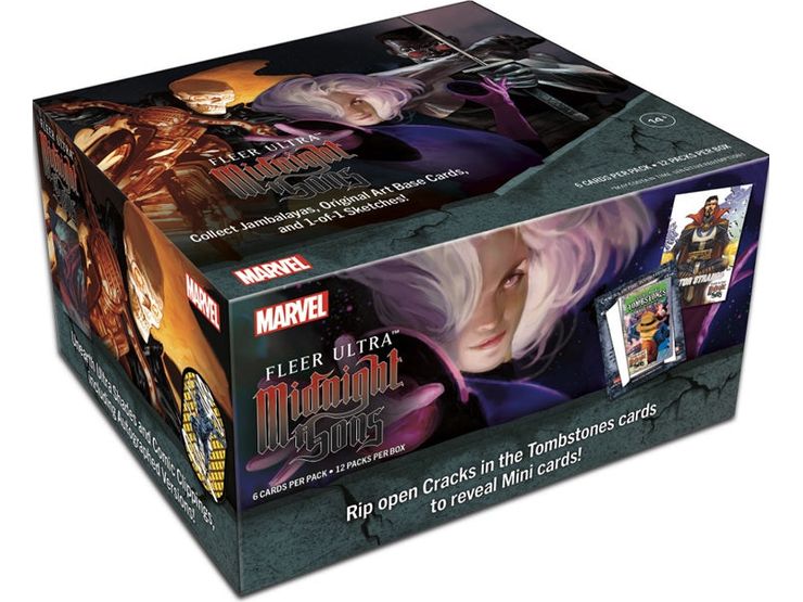 Trading Card Games Upper Deck - Fleer Ultra - Marvel - Midnight Sons - Hobby Box - Cardboard Memories Inc.
