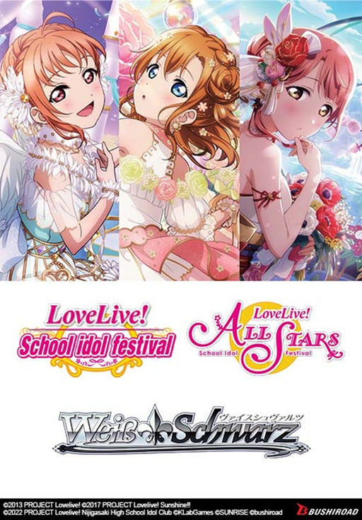 Trading Card Games Bushiroad - Weiss Schwarz - Live Love School Idle Festival - 10th Anniversary - Booster Box - Pre-Order August 16th 2024 - Cardboard Memories Inc.