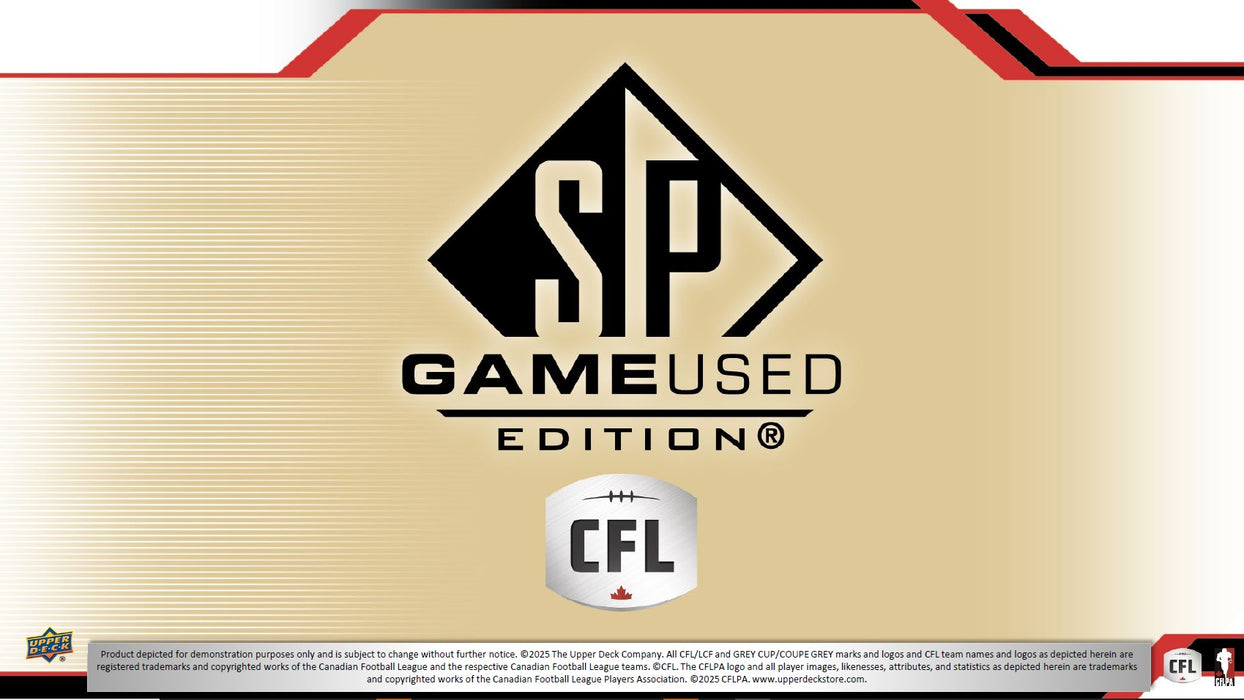 Sports Cards Upper Deck - 2025 - CFL Football - SP Game-Used - Hobby Box - Cardboard Memories Inc.