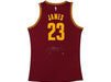  Upper Deck - Authenticated - Lebron James Cavaliers Maroon Away Jersey - ORDER VIA EMAIL ONLY - Cardboard Memories Inc.