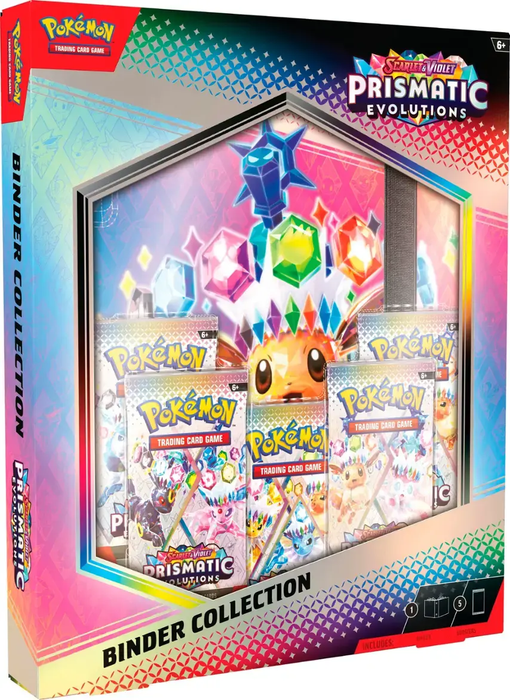 Trading Card Games Pokemon - Scarlet and Violet - Prismatic Evolutions - Binder Collection - Cardboard Memories Inc.