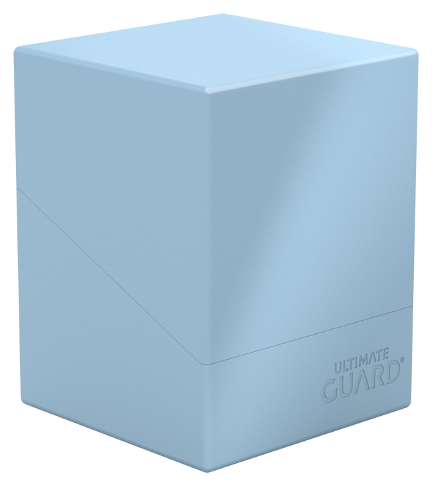 Supplies Ultimate Guard - Boulder Deck Case - Pastel Solid - Baby Blue - 100 - Cardboard Memories Inc.
