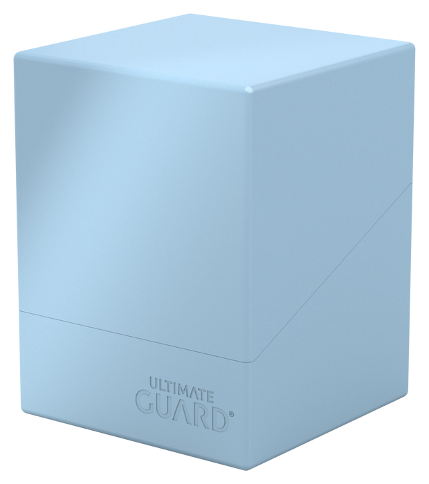 Supplies Ultimate Guard - Boulder Deck Case - Pastel Solid - Baby Blue - 100 - Cardboard Memories Inc.