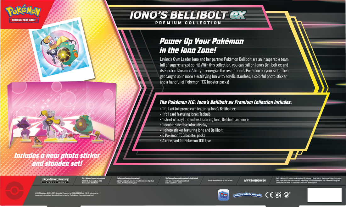 Trading Card Games Pokemon - Ionos Bellibolt EX - Premium Collection - Cardboard Memories Inc.