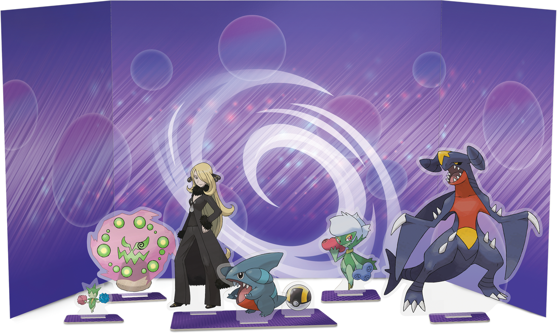 Trading Card Games Pokemon - Cynthias Garchomp EX - Premium Collection Box - Cardboard Memories Inc.