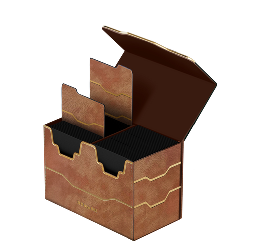 Supplies Gatherers Tavern - Army Vertex Duo - Domaru Deck Box - Chestnut - 200+ - Available January 15th 2027 - Cardboard Memories Inc.