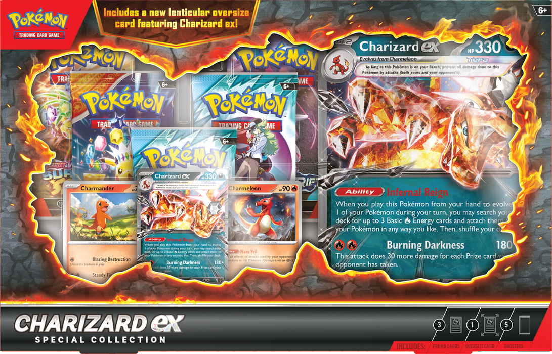 Trading Card Games Pokémon - Charizard EX - Special Collection - Cardboard Memories Inc.