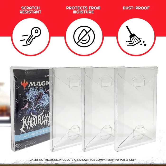 Comic Supplies Evoretro - Single Pack Booster PET Protector - 0.35mm - 10 Pack - Cardboard Memories Inc.