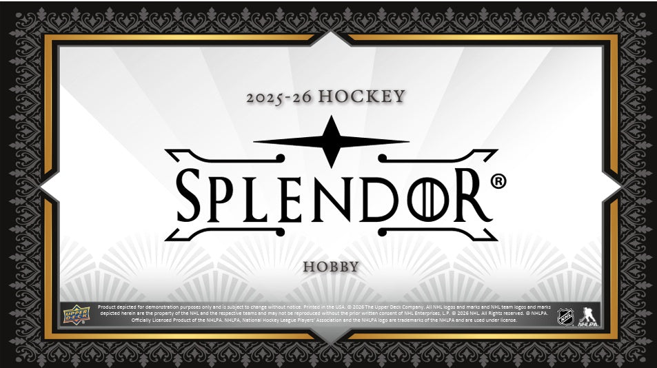Upper Deck - 2025-26 - Hockey - Splendor - Hobby Box - Pre-Order September 30th 2026