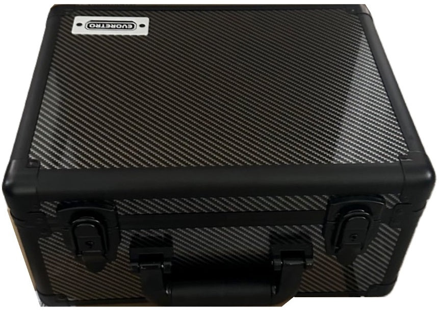 Comic Supplies Evoretro - Graded Card Storage Box - Heavy Duty - 3 Rows - Silver Grey and Aluminum - Cardboard Memories Inc.