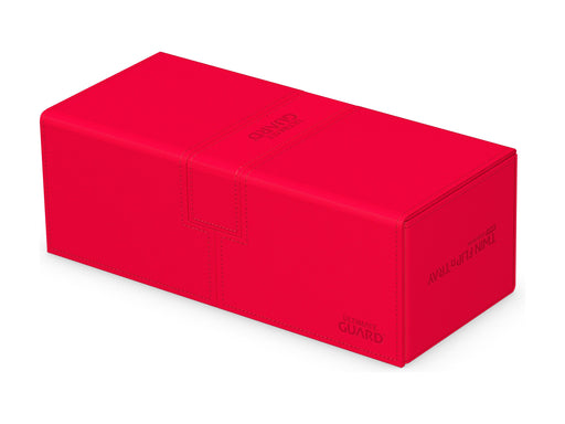 Supplies Ultimate Guard - Twin Flip N Tray Deck Case - Monocolor Red - 266+ - Cardboard Memories Inc.