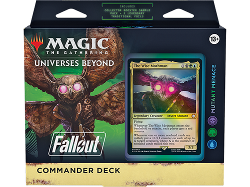 Trading Card Games Magic the Gathering - Fallout - Commander Deck - Mutant Menace - Cardboard Memories Inc.