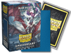 Supplies Arcane Tinmen - Dragon Shield Dual Sleeves - Standard Size - Matte - Anniversary Special Edition - Blue and Silver - Package of 100 - Cardboard Memories Inc.