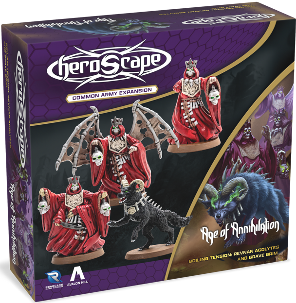 Collectible Miniature Games Renegade Game Studios - Heroscape - Revnan Acolytes and Grave Grim - Army Expansion - Cardboard Memories Inc.