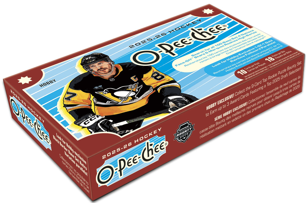 Sports Cards Upper Deck - 2025-26 - Hockey - O-Pee-Chee - OPC - Trading Card Hobby Box - Pre-Order February 15th 2026 - Cardboard Memories Inc.
