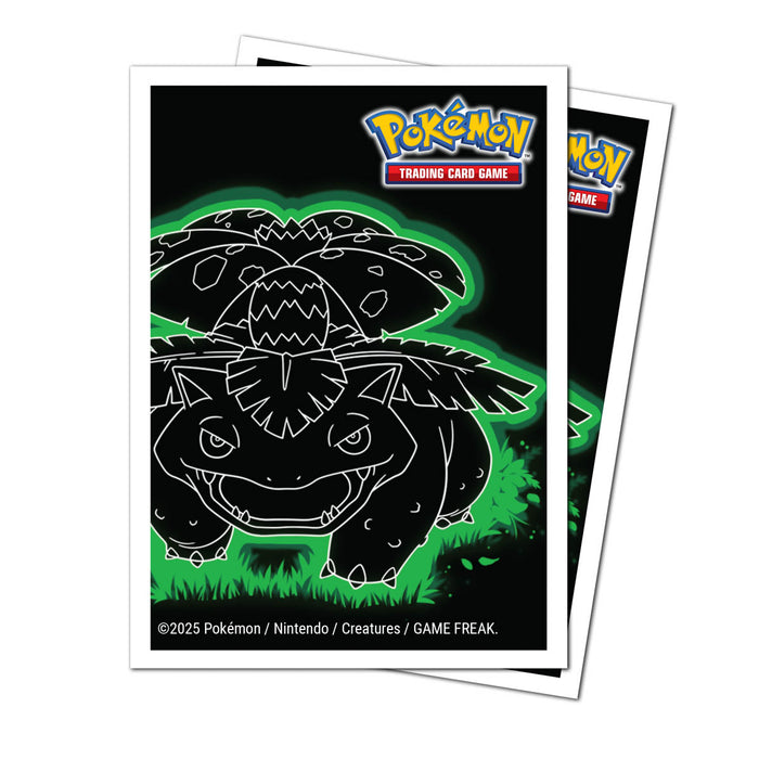Supplies Ultra Pro - Pokemon - APEX - Deck Protector Sleeves - Neon Kanto - Venusaur - 105 Count - Available November 15th 2025 - Cardboard Memories Inc.