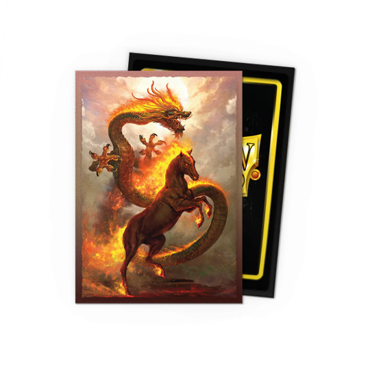 Supplies Arcane Tinmen - Dragon Shield Art Sleeves - Standard Size - Matte - Year of the Horse 2025 - Package of 100 - Available December 5th 2025 - Cardboard Memories Inc.