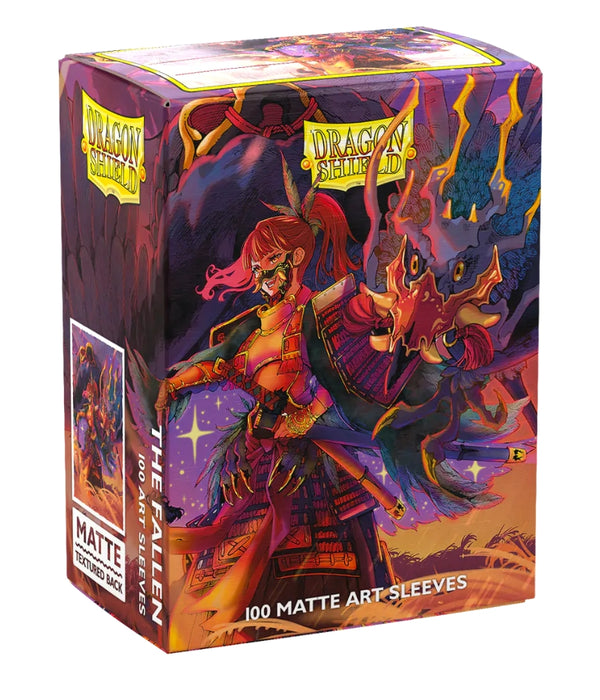 Supplies Arcane Tinmen - Dragon Shield Art Sleeves - Standard Size - Matte - The Fallen - Package of 100 - Cardboard Memories Inc.