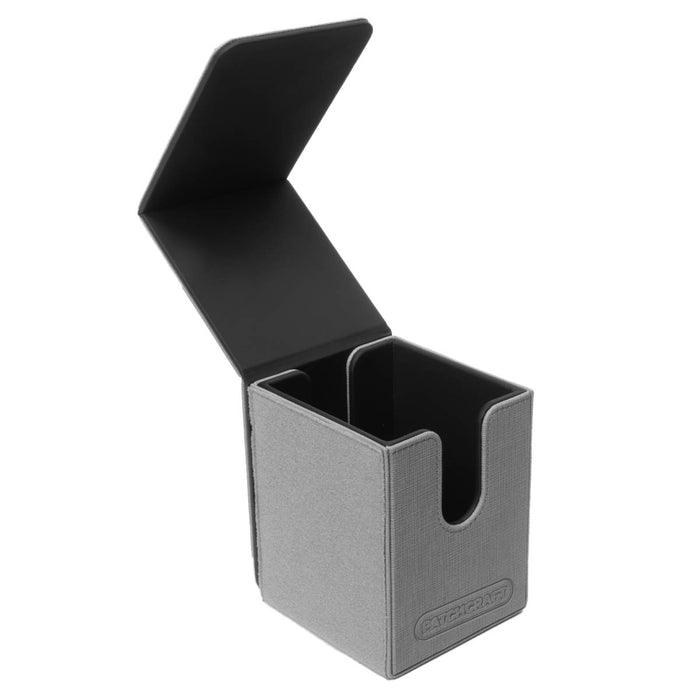 Supplies Ultra Pro - D-Box - Alcove Flip - Patchcraft - Gray - Available October 15th 2025 - Cardboard Memories Inc.