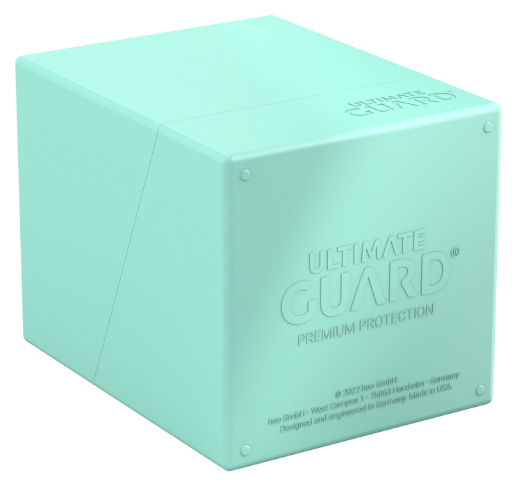Supplies Ultimate Guard - Boulder Deck Case - Pastel Solid - Mint Green - 100 - Cardboard Memories Inc.