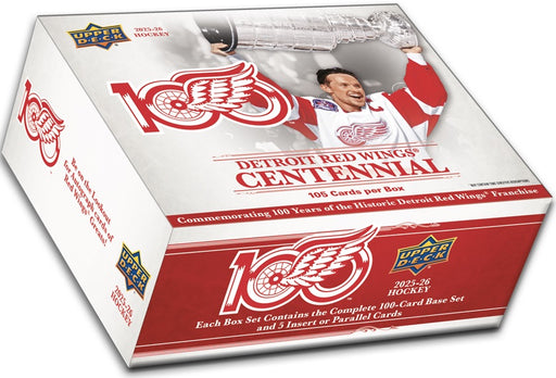 Sports Cards Upper Deck - 2025-26 - Hockey - Detroit Red Wings Centennial - Hobby Box - Cardboard Memories Inc.