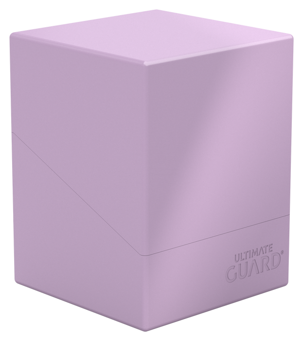Supplies Ultimate Guard - Boulder Deck Case - Pastel Solid - Lavender Purple - 100 - Cardboard Memories Inc.