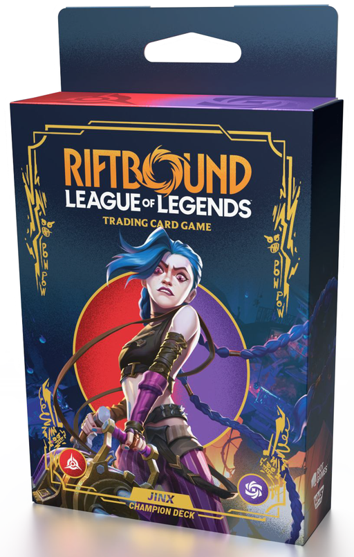 Riftbound - League of Legends - Origins - Champion Deck - Fury and Chaos - Jinx - Cardboard Memories Inc.