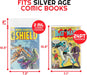 Comic Supplies Evoretro - Comic Series - Silver Age Comic Bags - Cardboard Memories Inc.