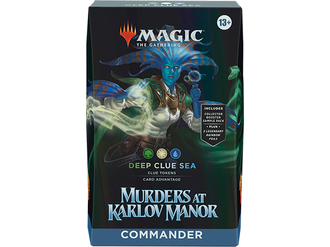 Trading Card Games Magic the Gathering - Murders at Karlov Manor - Commander Deck - Deep Clue Sea - Cardboard Memories Inc.