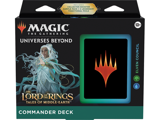 Trading Card Games Magic the Gathering - Lord of the Rings - Commander Deck - Eleven Council - Cardboard Memories Inc.