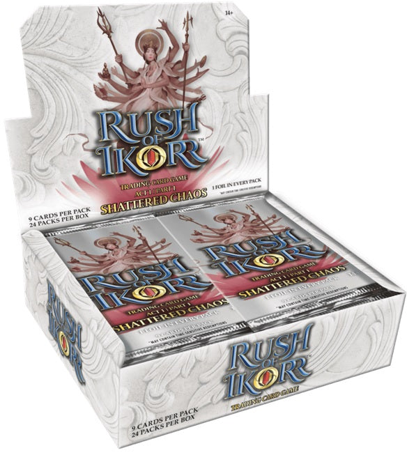 collectible card game Upper Deck - Rush of Ikorr - Act 1 - Shattered Chaos - Booster Box - CANADIAN ORDERS ONLY PLEASE - Cardboard Memories Inc.
