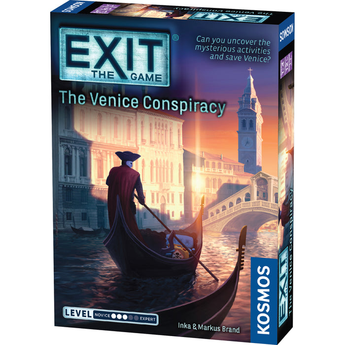 Board Games Thames and Kosmos - EXIT - The Venice Conspiracy - Cardboard Memories Inc.