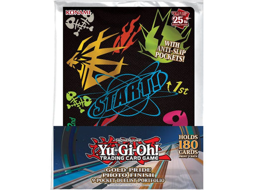 Supplies Konami - Yu-Gi-Oh! - Gold Pride - Photo Finish - 9 Pocket Portfolio - Cardboard Memories Inc.