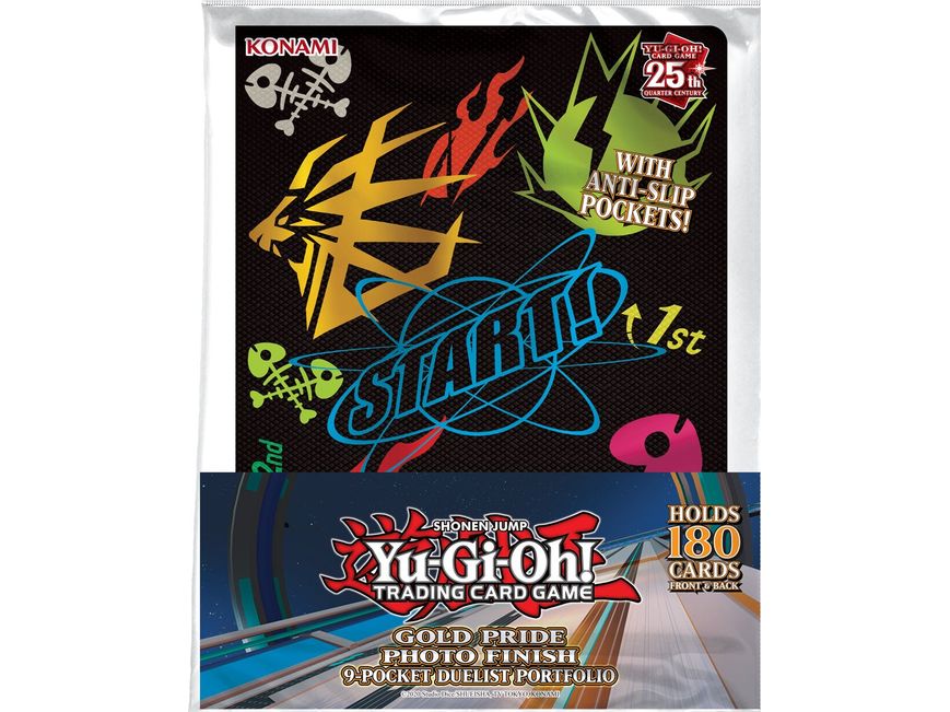 Supplies Konami - Yu-Gi-Oh! - Gold Pride - Photo Finish - 9 Pocket Portfolio - Cardboard Memories Inc.