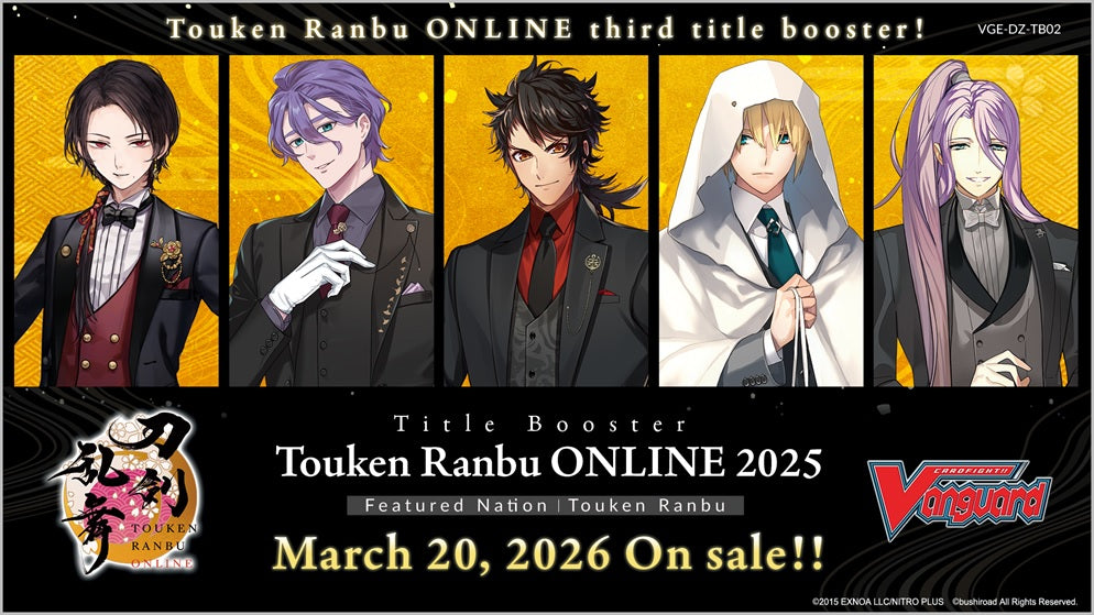 Trading Card Games Bushiroad - Cardfight!! Vanguard - Touken Ranbu Online 2025 - Booster Box - Pre-Order March 30th 2026 - Cardboard Memories Inc.